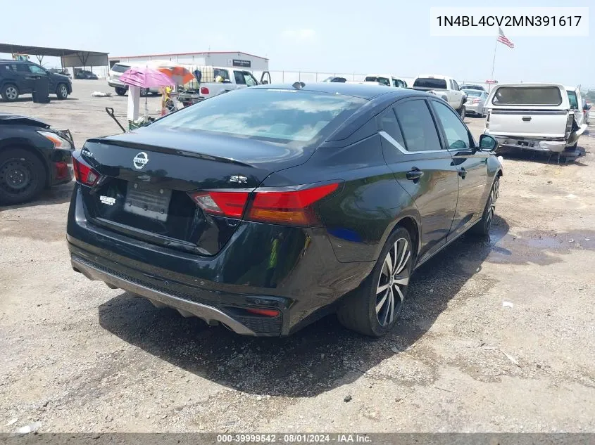 1N4BL4CV2MN391617 2021 Nissan Altima Sr Fwd