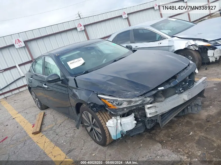 1N4BL4DV7MN338927 2021 Nissan Altima Sv Fwd