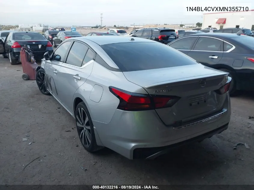 2021 Nissan Altima Sr Fwd VIN: 1N4BL4CVXMN355710 Lot: 40132216