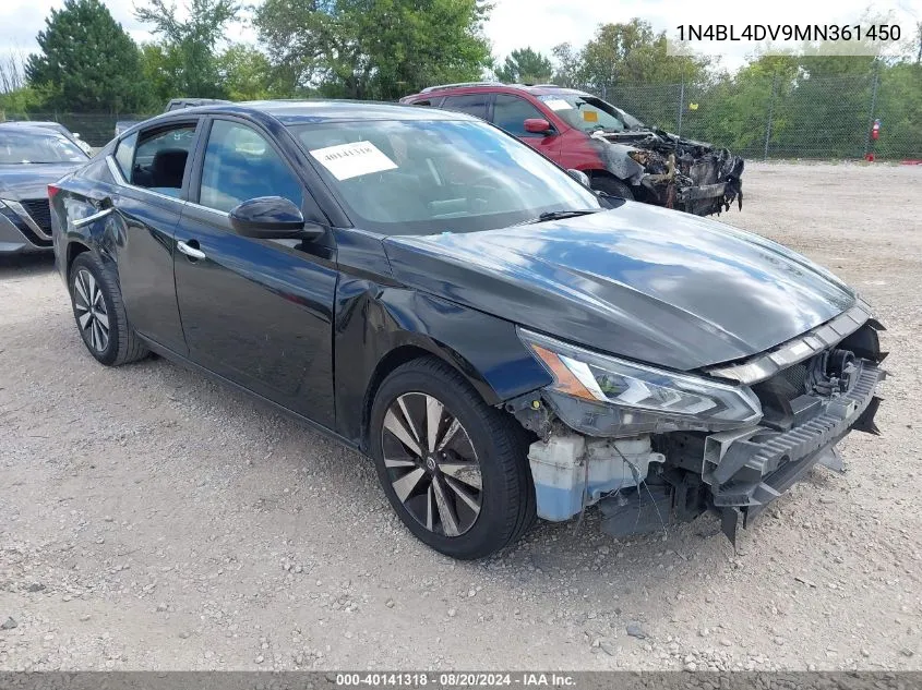 1N4BL4DV9MN361450 2021 Nissan Altima Sv Fwd