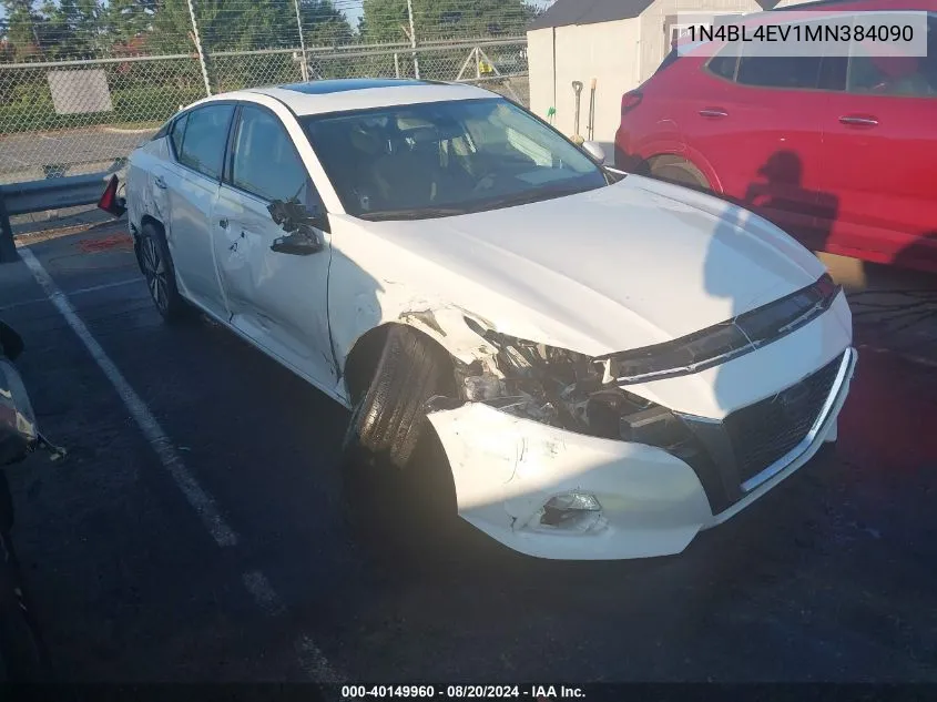 2021 Nissan Altima Sl VIN: 1N4BL4EV1MN384090 Lot: 40149960