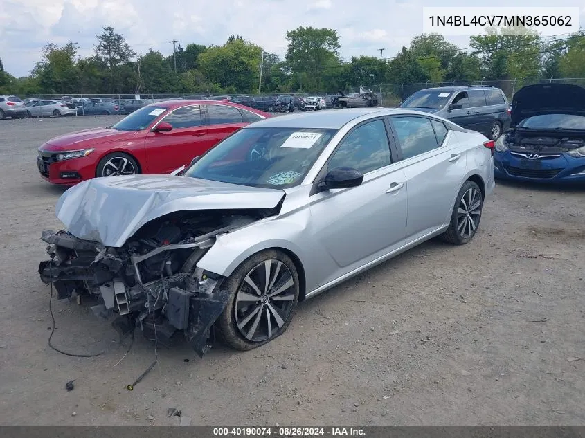 1N4BL4CV7MN365062 2021 Nissan Altima Sr Fwd