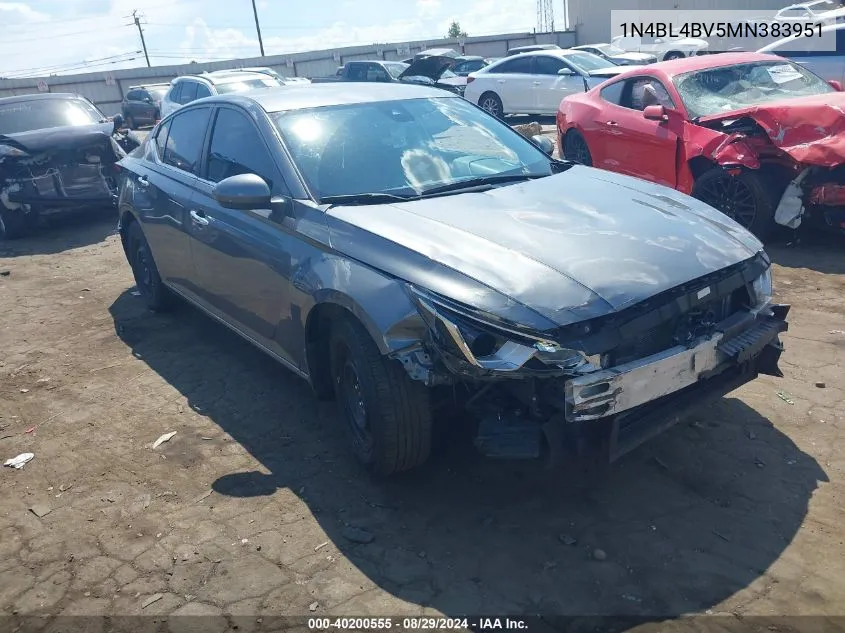 2021 Nissan Altima S Fwd VIN: 1N4BL4BV5MN383951 Lot: 40200555