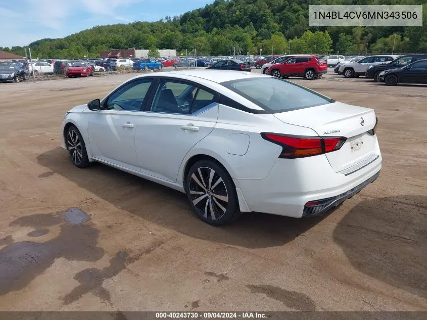 1N4BL4CV6MN343506 2021 Nissan Altima Sr Fwd