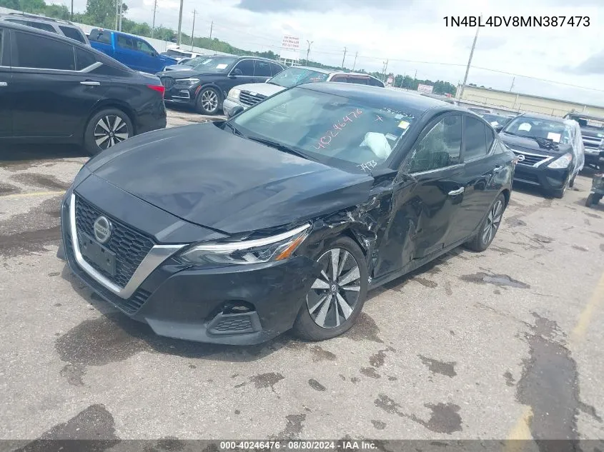 2021 Nissan Altima Sv Fwd VIN: 1N4BL4DV8MN387473 Lot: 40246476