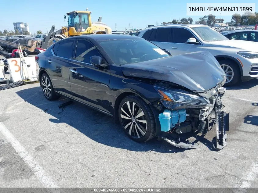 1N4BL4FW4MN315899 2021 Nissan Altima Platinum