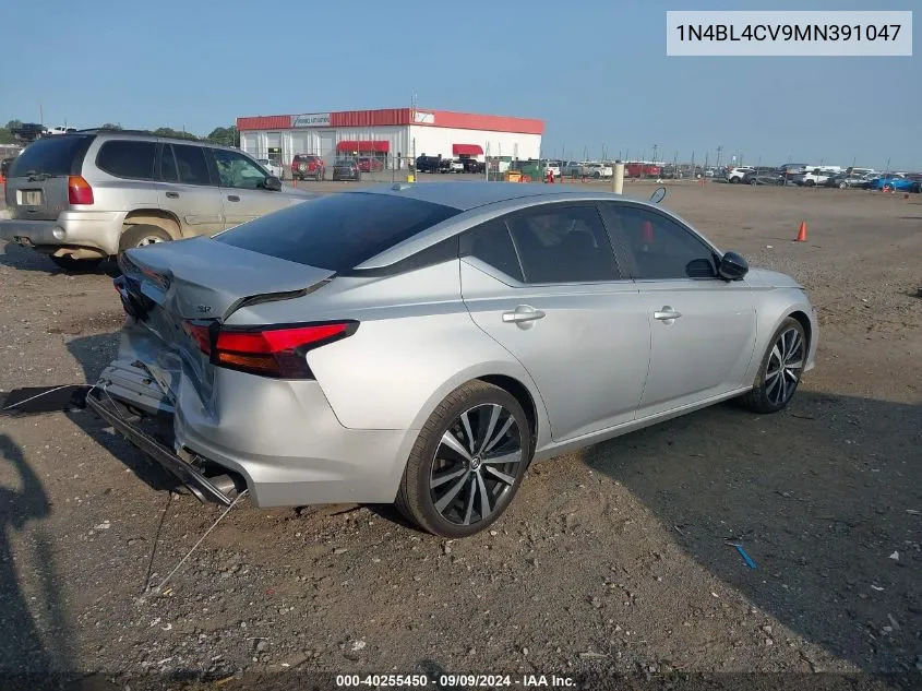 2021 Nissan Altima Sr Fwd VIN: 1N4BL4CV9MN391047 Lot: 40255450