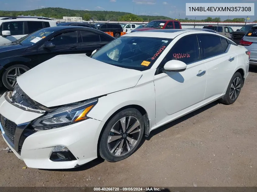 2021 Nissan Altima Sl Fwd VIN: 1N4BL4EVXMN357308 Lot: 40266720