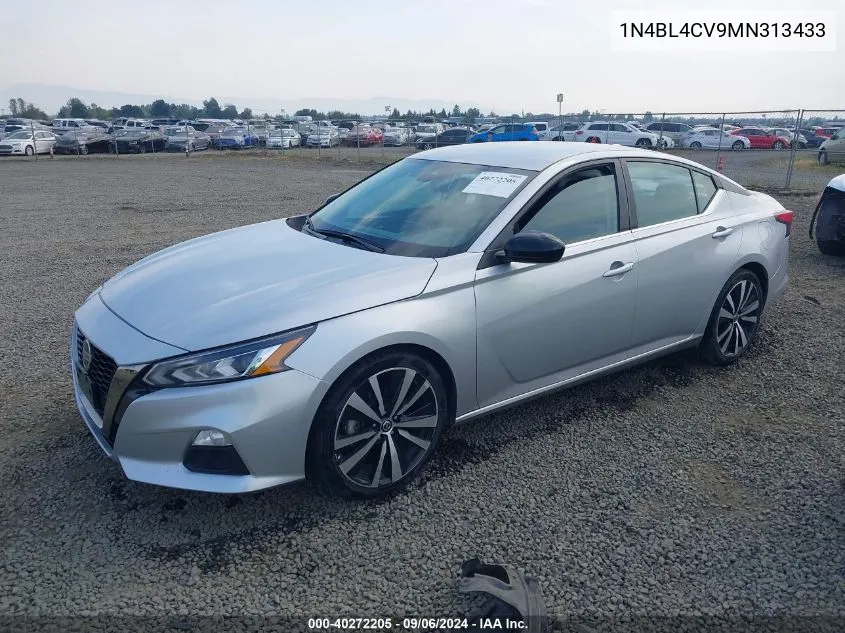 2021 Nissan Altima Sr Fwd VIN: 1N4BL4CV9MN313433 Lot: 40272205