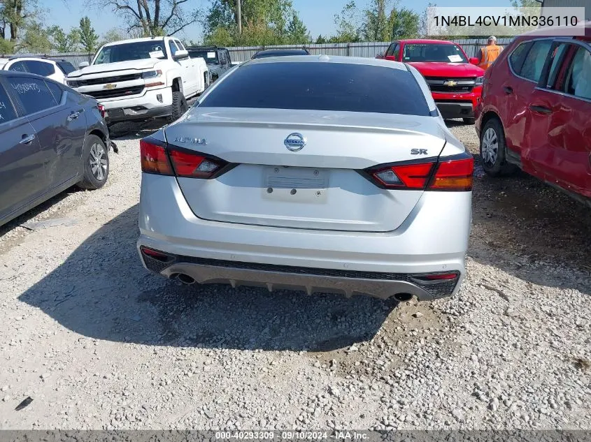 1N4BL4CV1MN336110 2021 Nissan Altima Sr