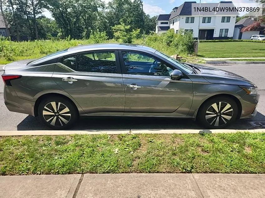 2021 Nissan Altima Sv VIN: 1N4BL4DW9MN378869 Lot: 40304538