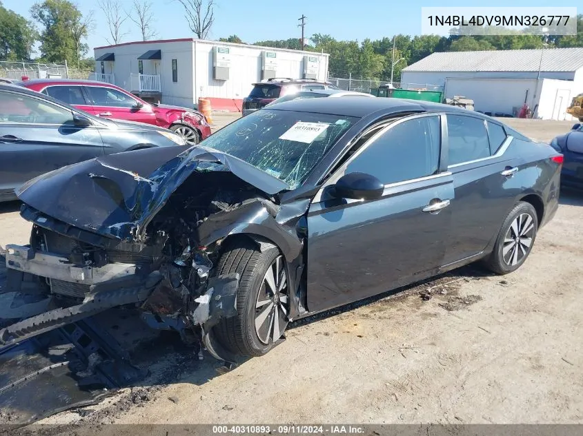 2021 Nissan Altima Sv VIN: 1N4BL4DV9MN326777 Lot: 40310893