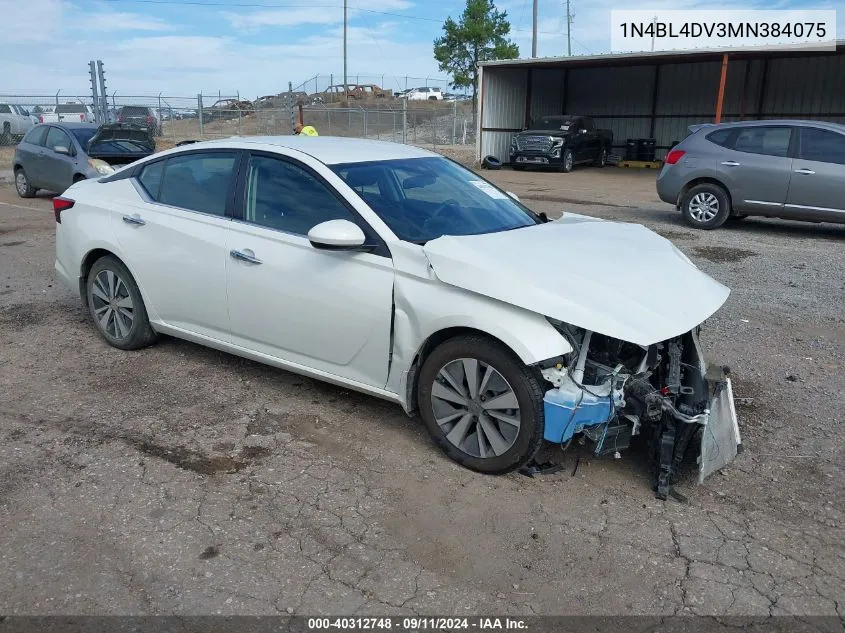 1N4BL4DV3MN384075 2021 Nissan Altima Sv Fwd