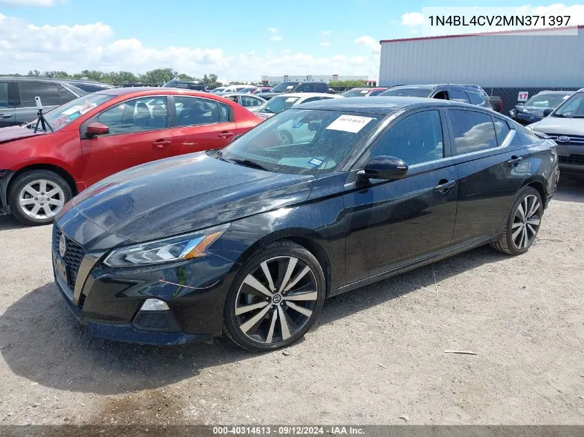 2021 Nissan Altima Sr VIN: 1N4BL4CV2MN371397 Lot: 40314613