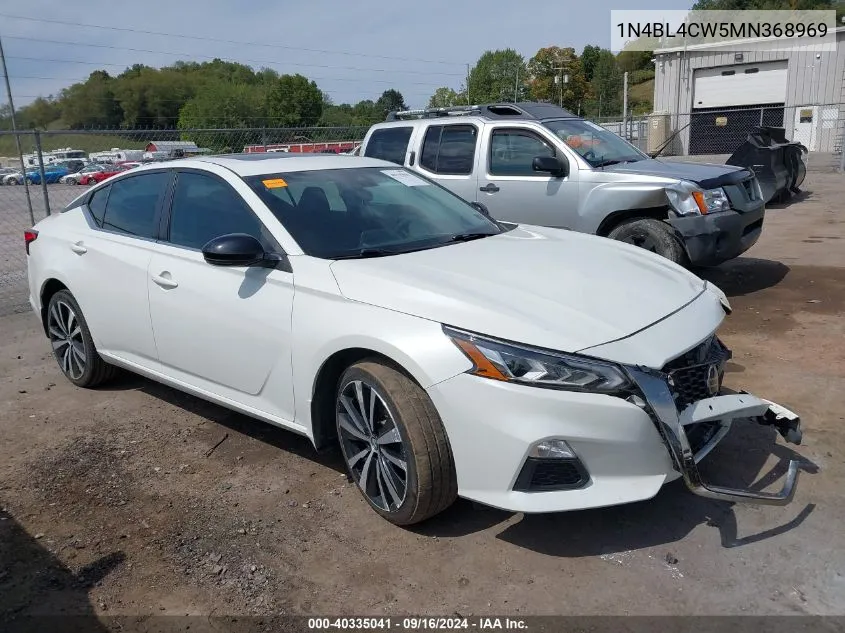 2021 Nissan Altima Sr Intelligent Awd VIN: 1N4BL4CW5MN368969 Lot: 40335041