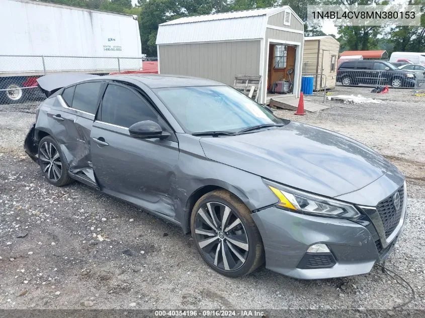 2021 Nissan Altima Sr Fwd VIN: 1N4BL4CV8MN380153 Lot: 40354196