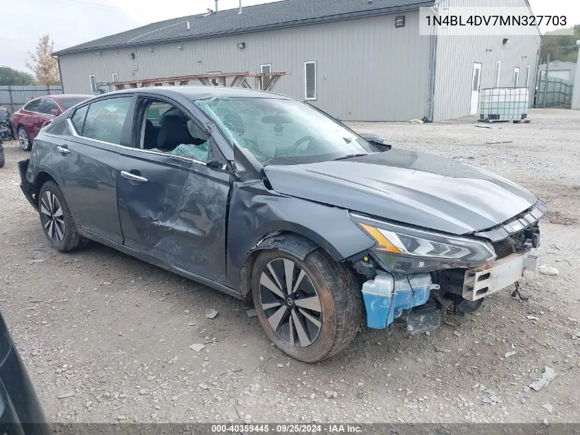 2021 Nissan Altima Sv Fwd VIN: 1N4BL4DV7MN327703 Lot: 40359445