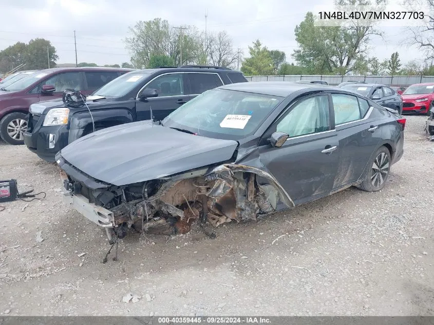 2021 Nissan Altima Sv Fwd VIN: 1N4BL4DV7MN327703 Lot: 40359445