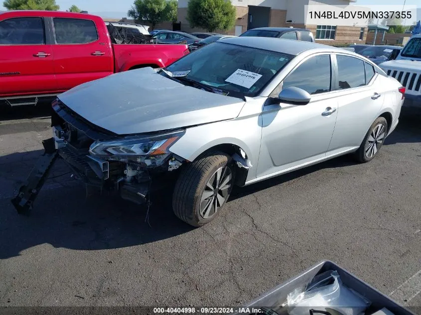 2021 Nissan Altima Sv VIN: 1N4BL4DV5MN337355 Lot: 40404998