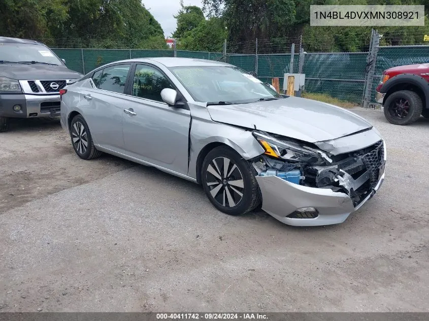 2021 Nissan Altima Sv Fwd VIN: 1N4BL4DVXMN308921 Lot: 40411742