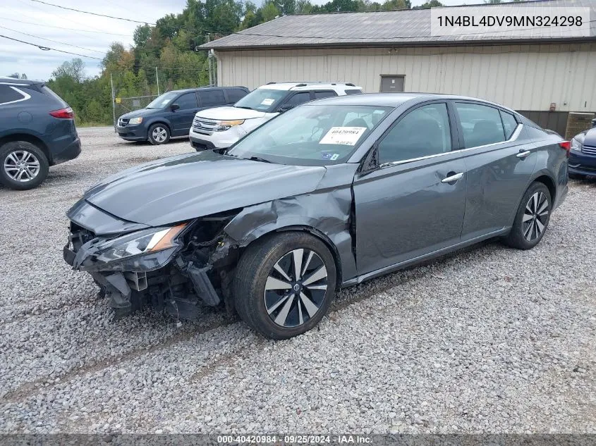 2021 Nissan Altima Sv Fwd VIN: 1N4BL4DV9MN324298 Lot: 40420984