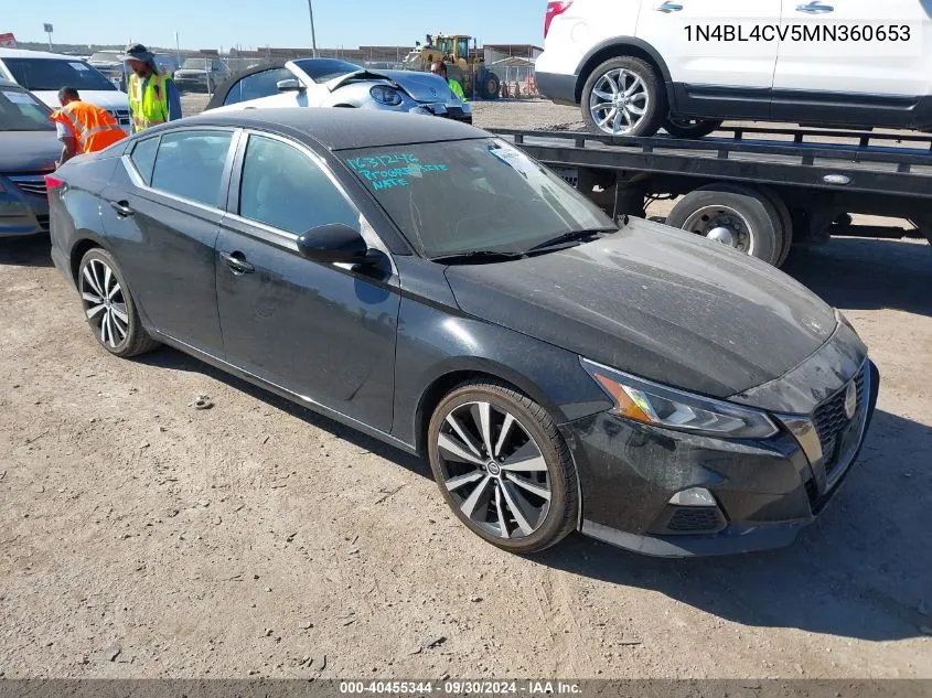 1N4BL4CV5MN360653 2021 Nissan Altima Sr Fwd