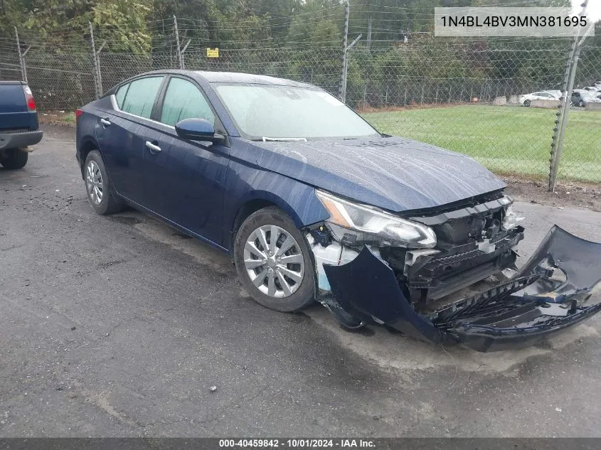 1N4BL4BV3MN381695 2021 Nissan Altima S Fwd