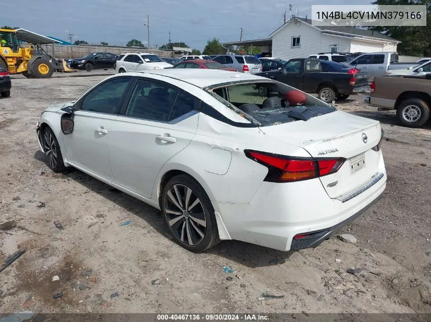 2021 Nissan Altima Sr VIN: 1N4BL4CV1MN379166 Lot: 40467136