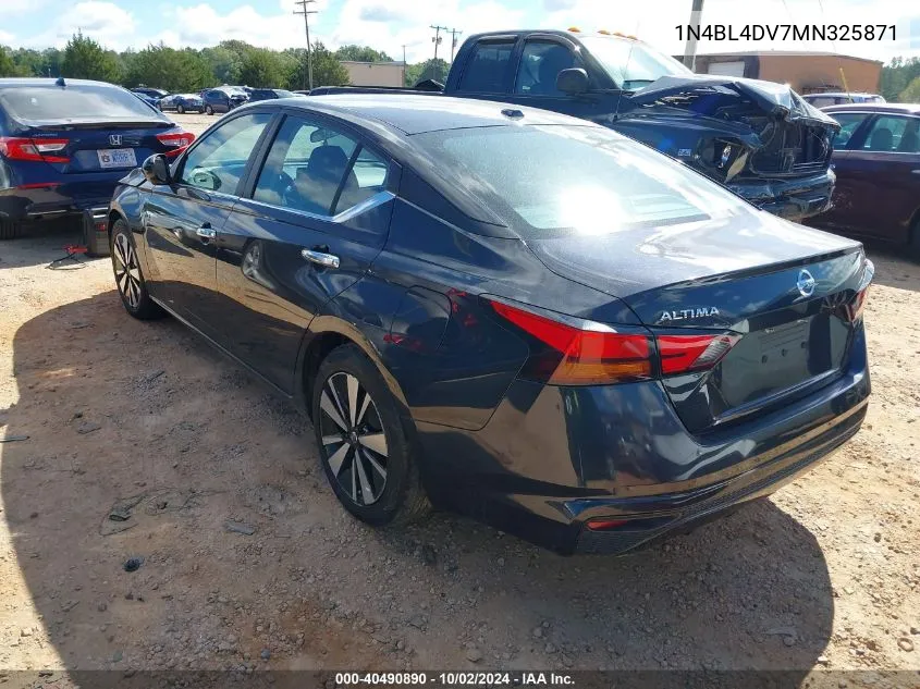 2021 Nissan Altima Sv Fwd VIN: 1N4BL4DV7MN325871 Lot: 40490890