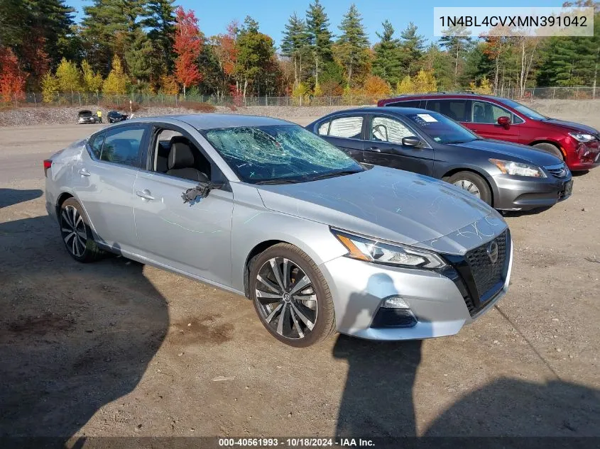 2021 Nissan Altima Sr Fwd VIN: 1N4BL4CVXMN391042 Lot: 40561993