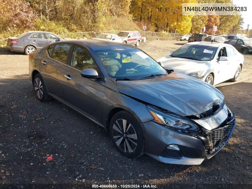 2021 Nissan Altima Sv Intelligent Awd VIN: 1N4BL4DW9MN384283 Lot: 40666653