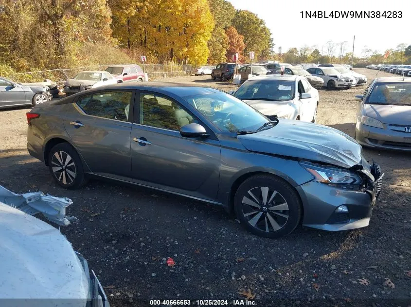 2021 Nissan Altima Sv Intelligent Awd VIN: 1N4BL4DW9MN384283 Lot: 40666653