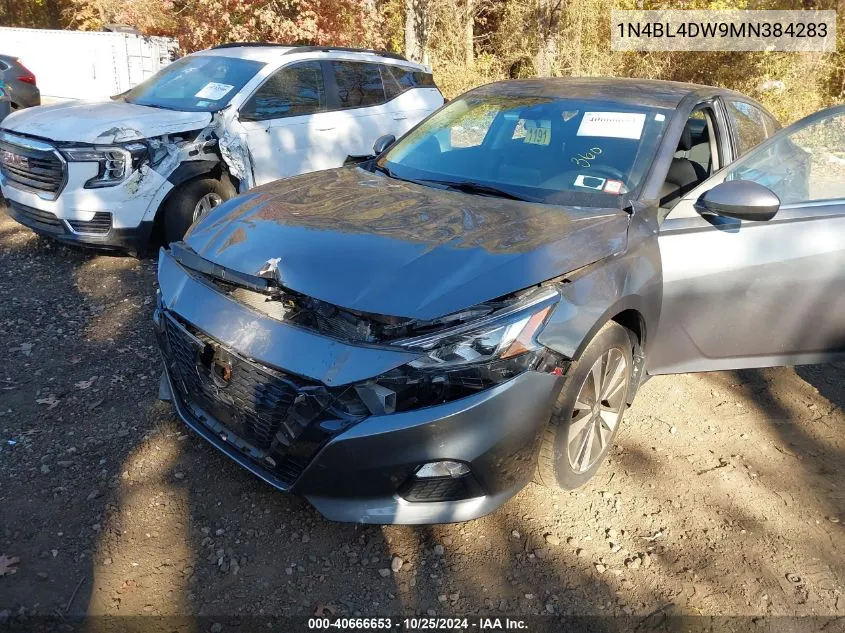 2021 Nissan Altima Sv Intelligent Awd VIN: 1N4BL4DW9MN384283 Lot: 40666653