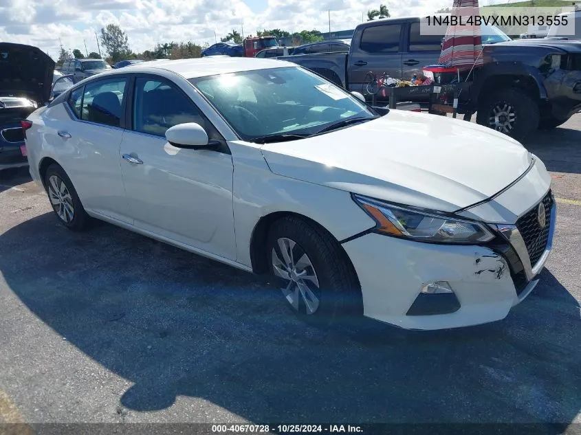 2021 Nissan Altima S Fwd VIN: 1N4BL4BVXMN313555 Lot: 40670728