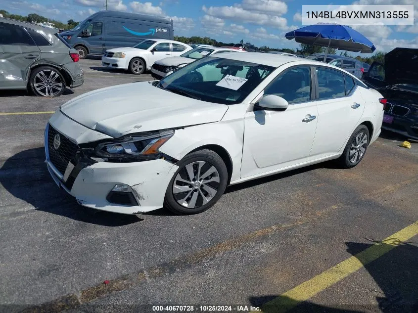 2021 Nissan Altima S Fwd VIN: 1N4BL4BVXMN313555 Lot: 40670728