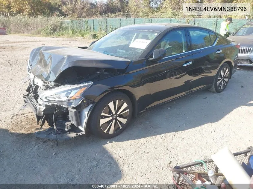 2021 Nissan Altima Sl Fwd VIN: 1N4BL4EV6MN388796 Lot: 40723081