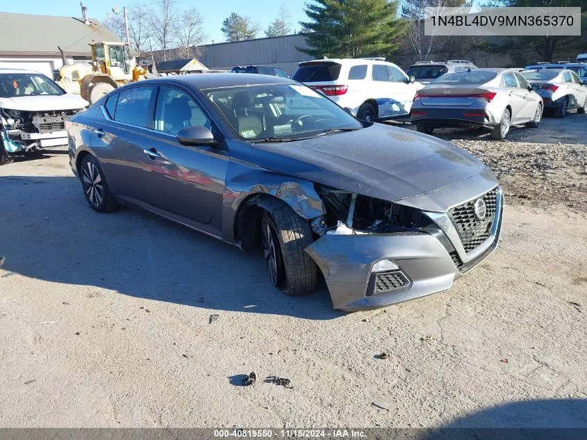 1N4BL4DV9MN365370 2021 Nissan Altima Sv Fwd