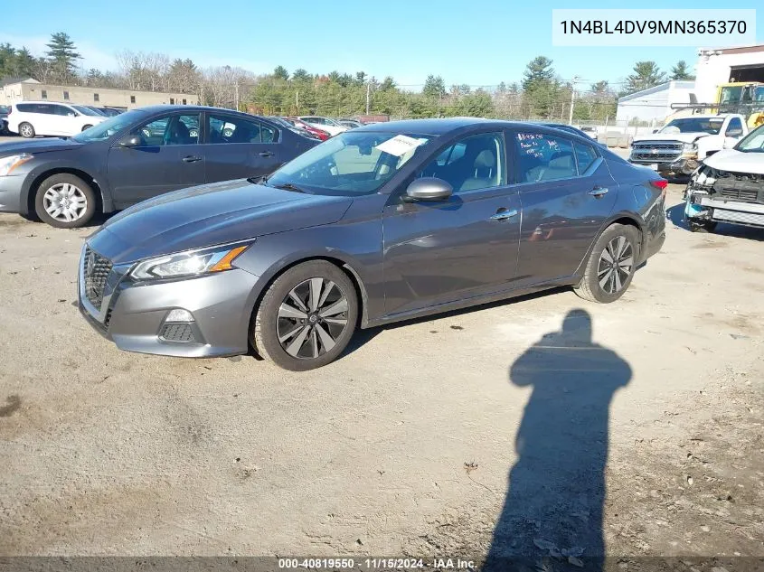 1N4BL4DV9MN365370 2021 Nissan Altima Sv Fwd