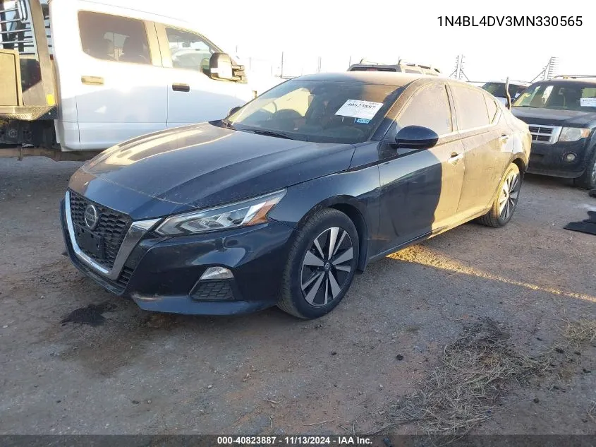 2021 Nissan Altima Sv Fwd VIN: 1N4BL4DV3MN330565 Lot: 40823887