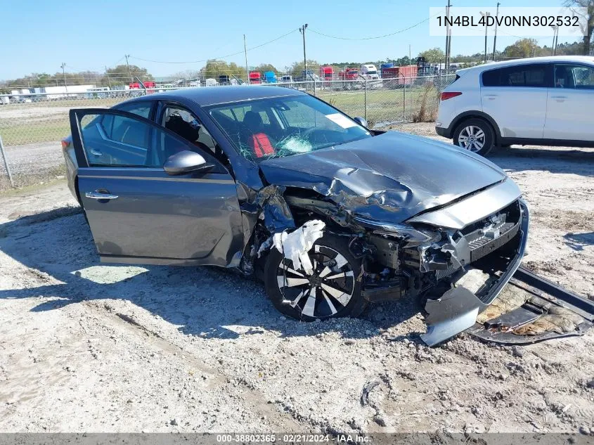 2022 Nissan Altima Sv Fwd VIN: 1N4BL4DV0NN302532 Lot: 38802365