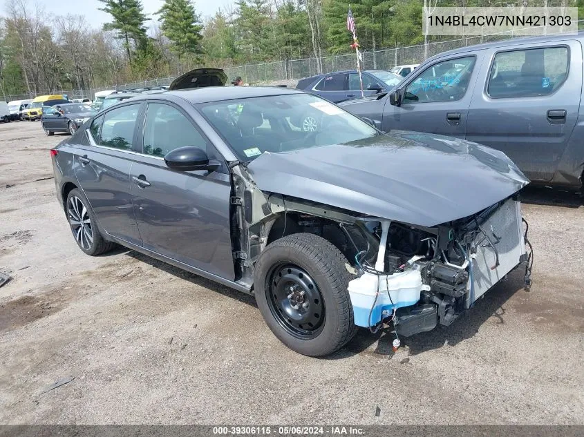 2022 Nissan Altima Sr Intelligent Awd VIN: 1N4BL4CW7NN421303 Lot: 39306115