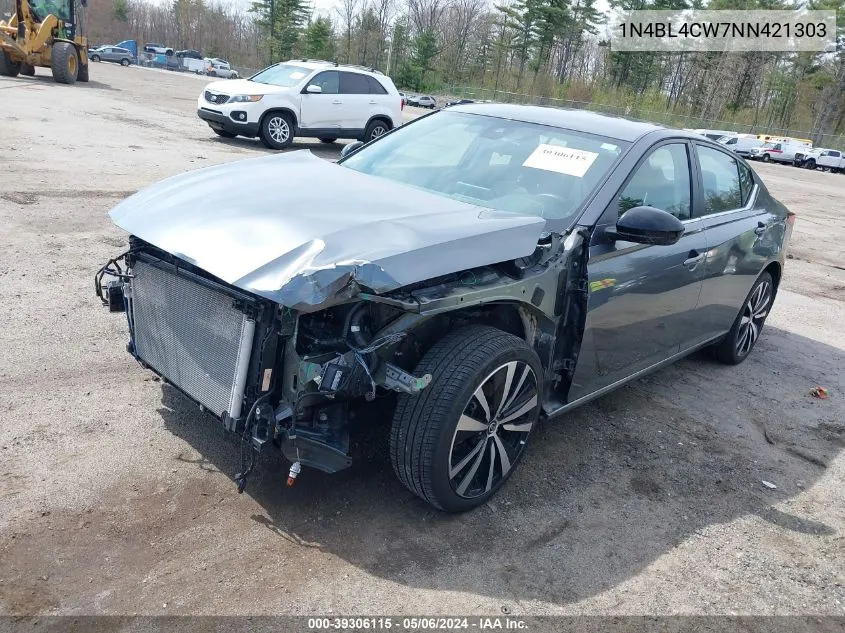 2022 Nissan Altima Sr Intelligent Awd VIN: 1N4BL4CW7NN421303 Lot: 39306115