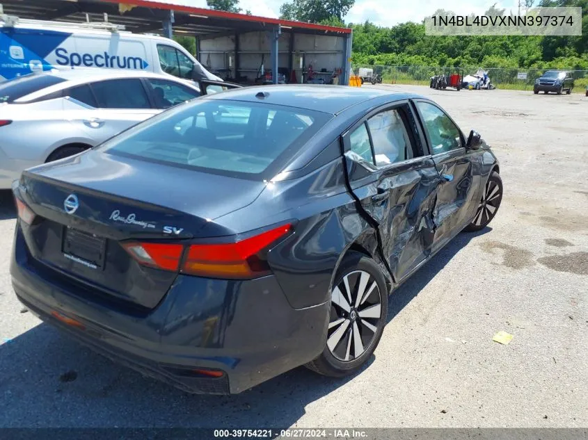 1N4BL4DVXNN397374 2022 Nissan Altima Sv Fwd