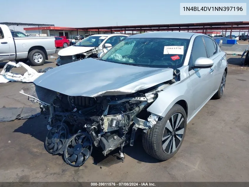 1N4BL4DV1NN397196 2022 Nissan Altima Sv Fwd