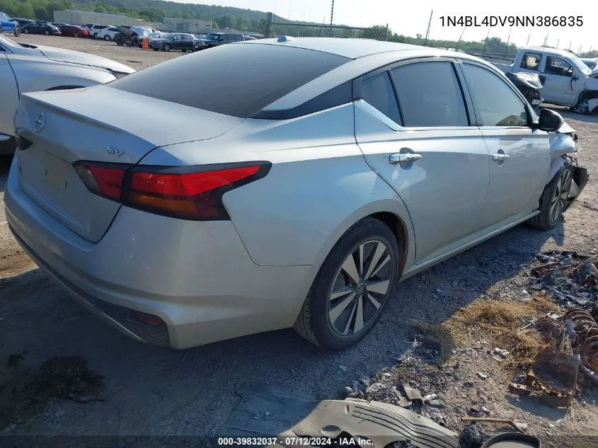 1N4BL4DV9NN386835 2022 Nissan Altima Sv Fwd