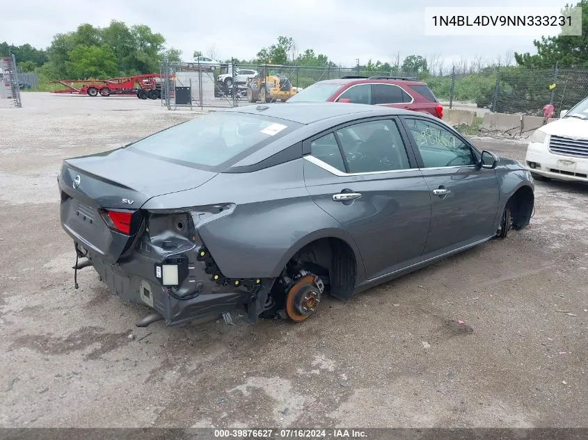 1N4BL4DV9NN333231 2022 Nissan Altima Sv Fwd