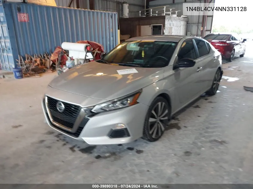 2022 Nissan Altima Sr Fwd VIN: 1N4BL4CV4NN331128 Lot: 39890318