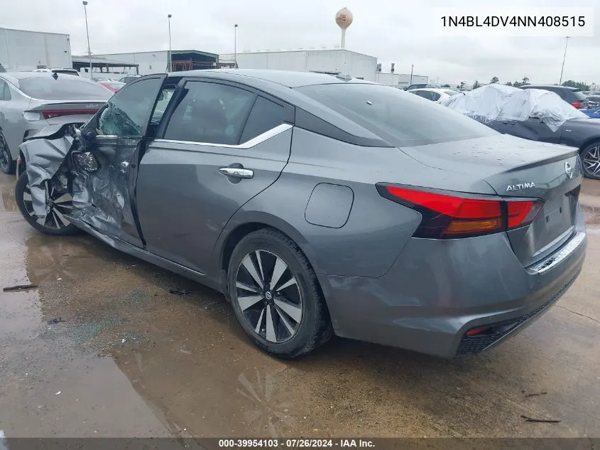 1N4BL4DV4NN408515 2022 Nissan Altima Sv Fwd