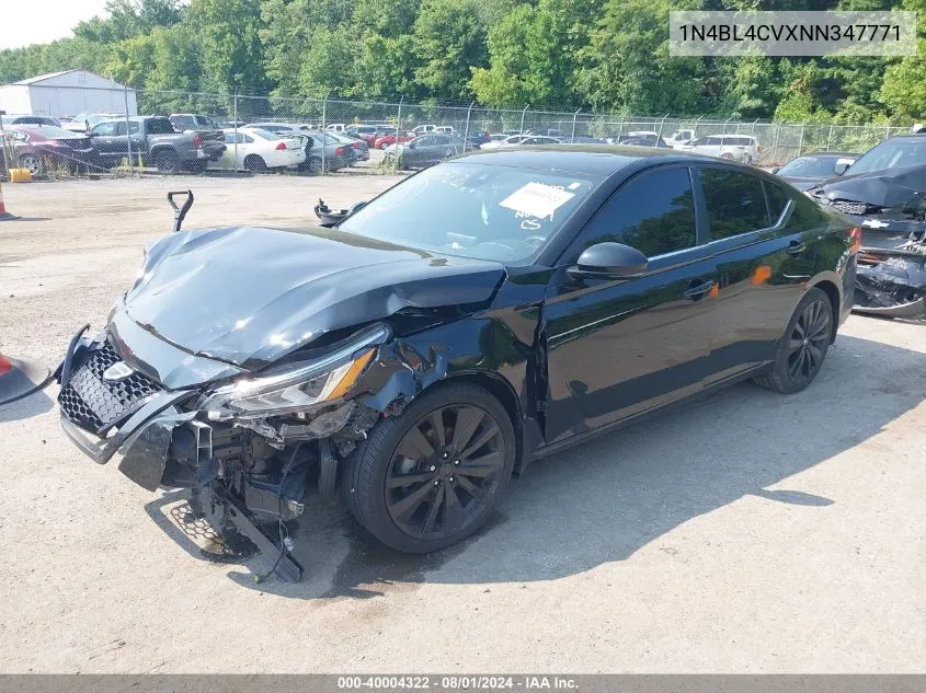 1N4BL4CVXNN347771 2022 Nissan Altima Sr Fwd