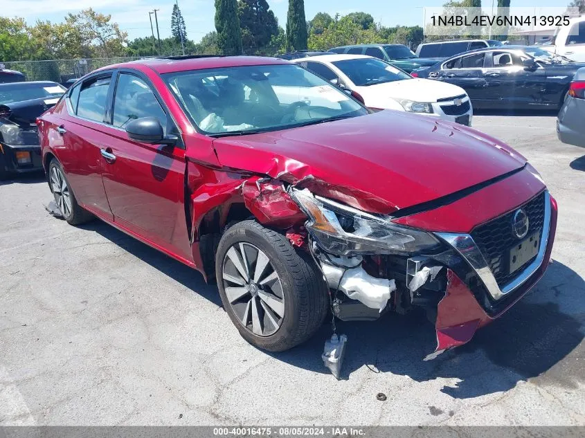 2022 Nissan Altima Sl Fwd VIN: 1N4BL4EV6NN413925 Lot: 40016475